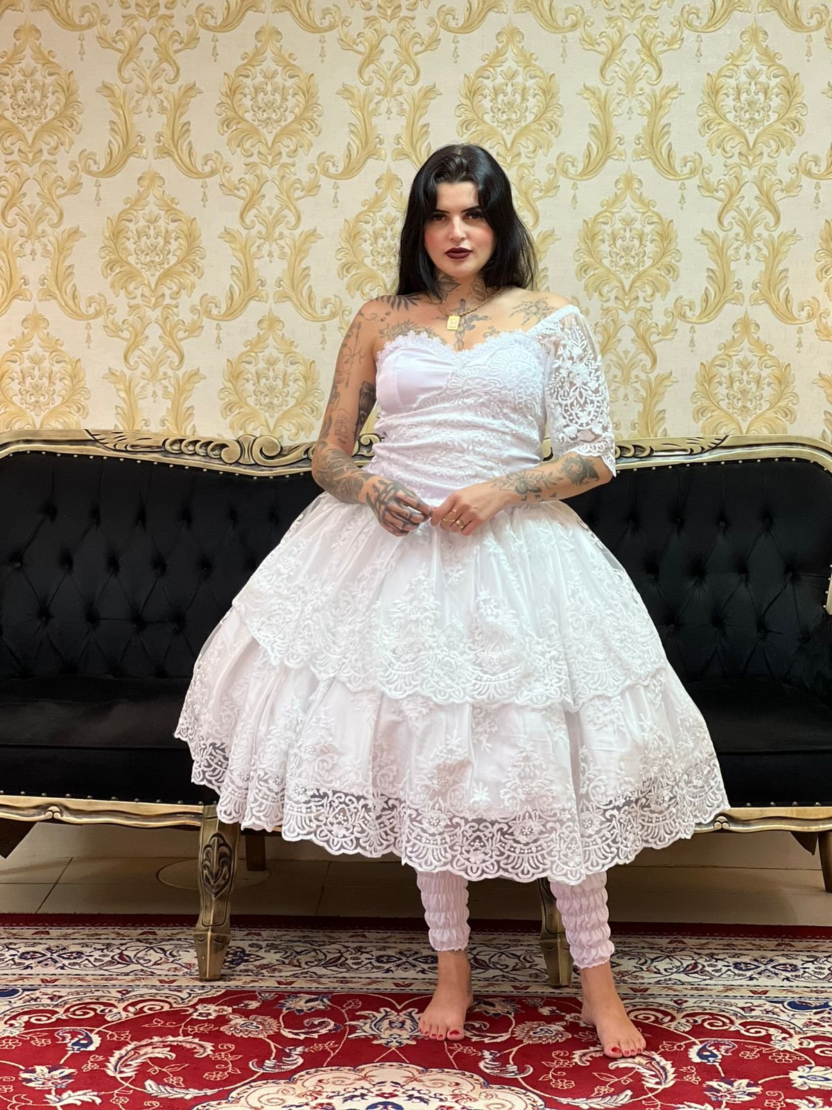 Saia Odara Curta Branca 099