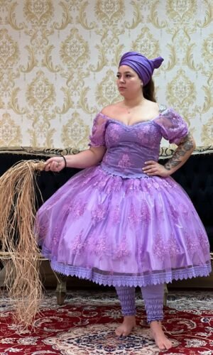 Saia Ori Curta Lilas 529