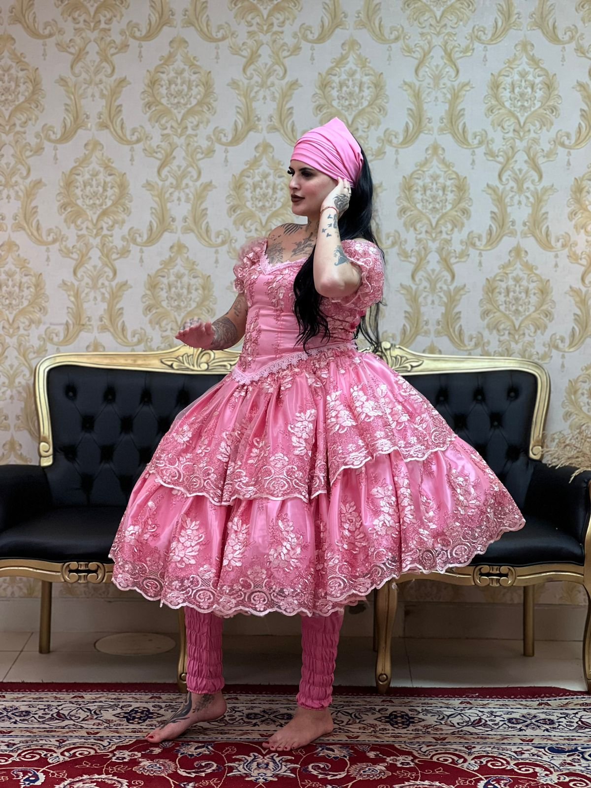 Saia Odara Rosa 747