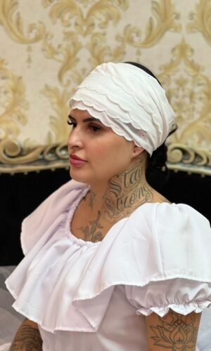 Faixa Lazzie Branco  3008