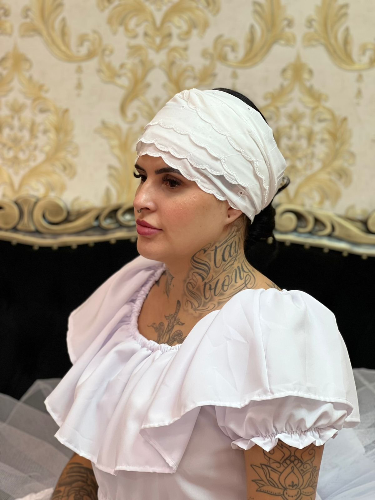 Faixa Lazzie Branco  3008