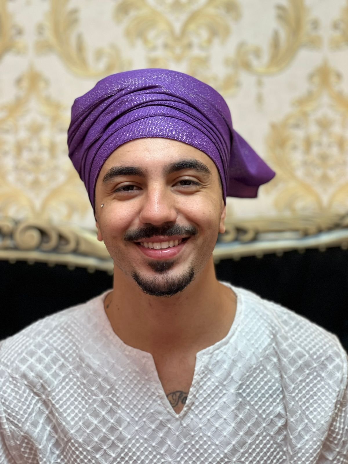 Alaká Brilho Roxo/Dourado 3053