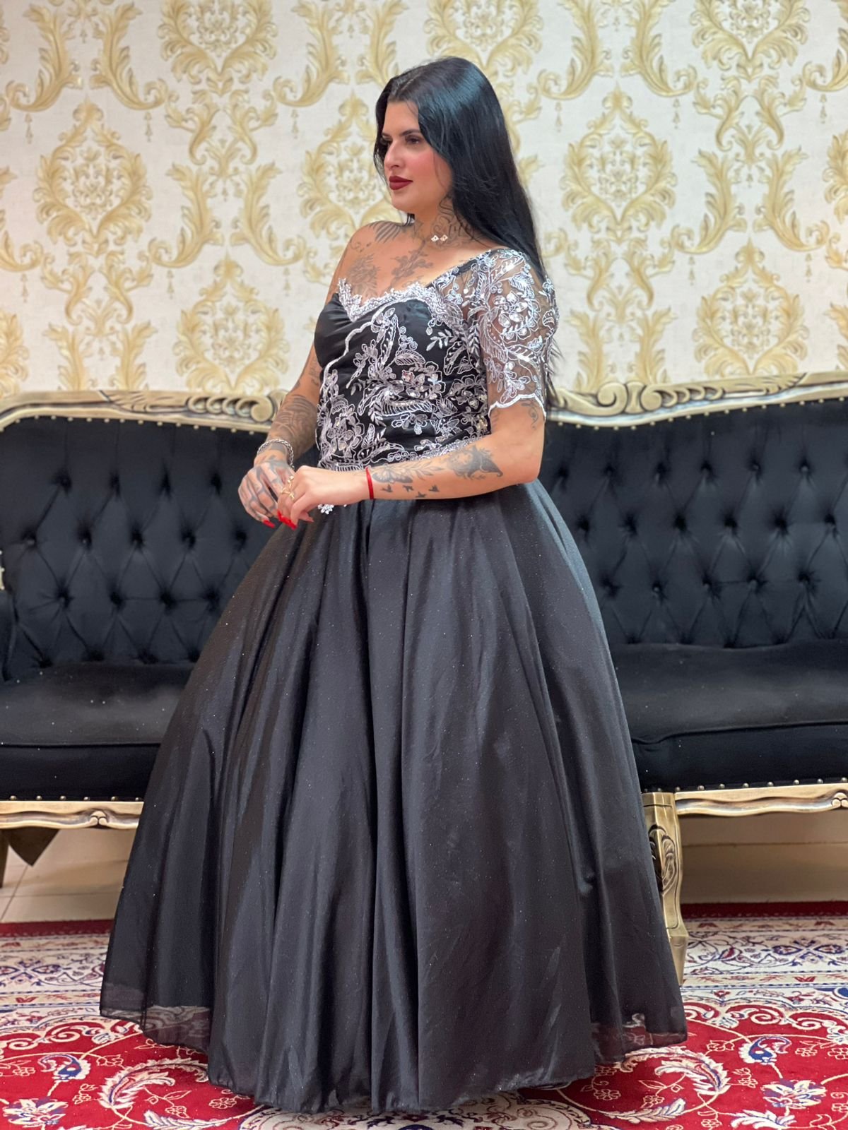 Corpete Glamour Preto/Pta 240