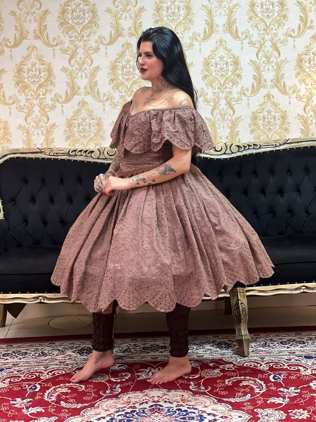 Corpete Broderi Marrom 801