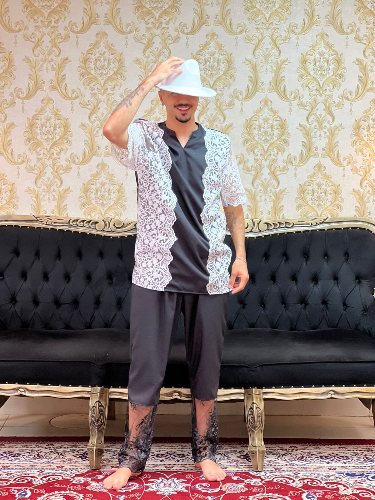 Kafta Luxo Preto/Branco 251