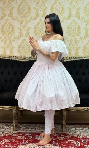 Saia Malha Lazzie Branca 078