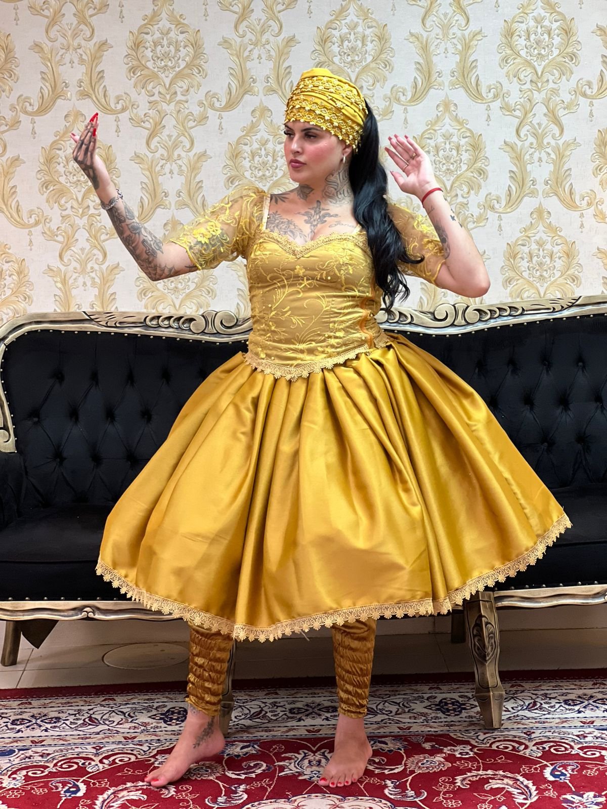 Saia Prada Dourada 338