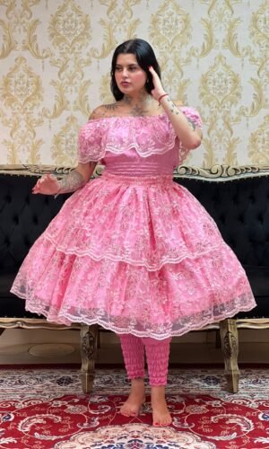 Saia Odara Paetê Rosa 748