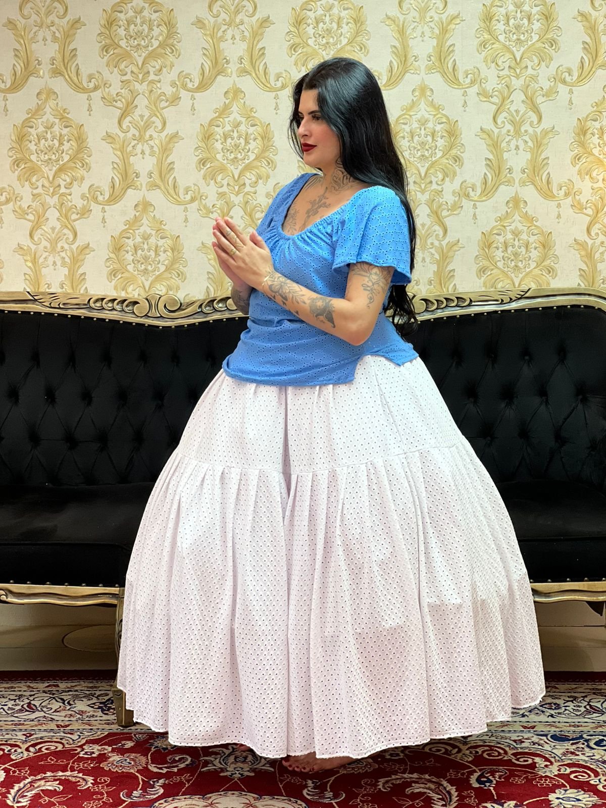 Bata Malha Lazzie Azul 448