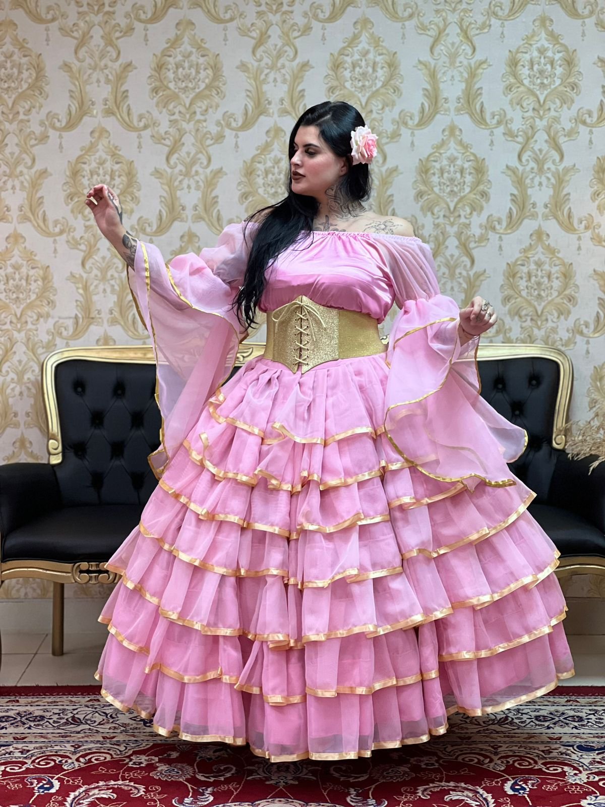 Blusa Puerê Rosa 718