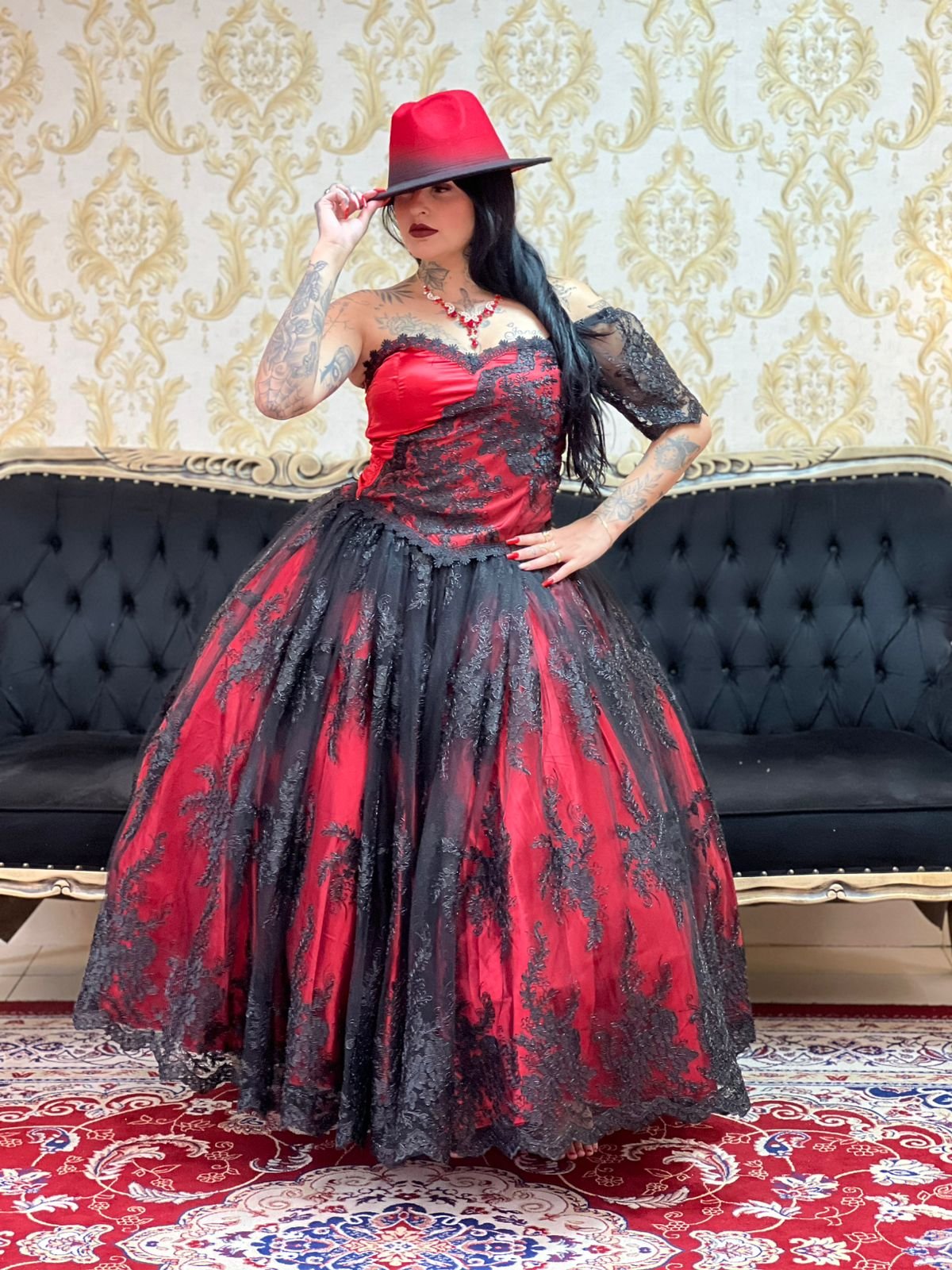 Corpete Glamour Verm/Pto 187