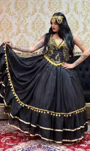 Corpete Decote V Preto/Dou 241