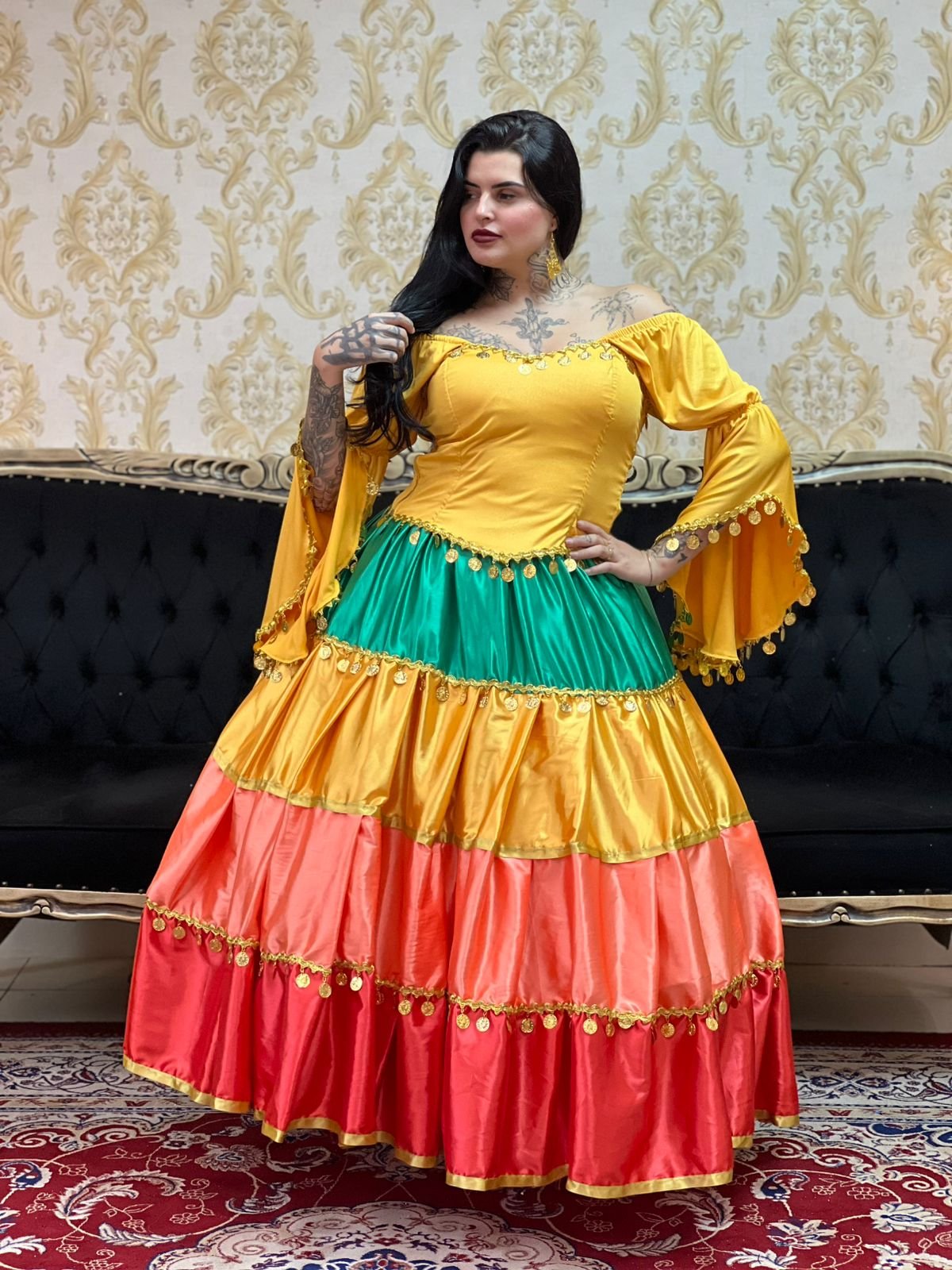 Corpete Esmeralda Amarelo/Dou 338