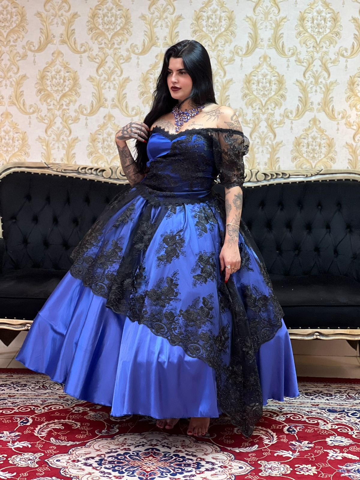 Corpete Glamour Azulão/Pto 420