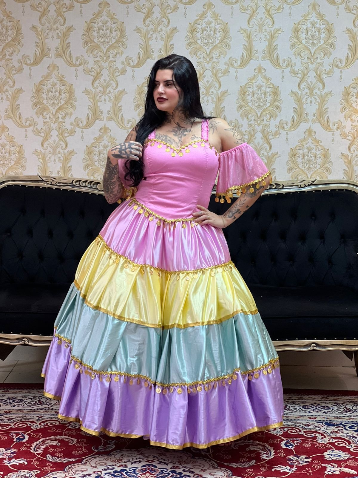 Saia Puerê Rosa 8717