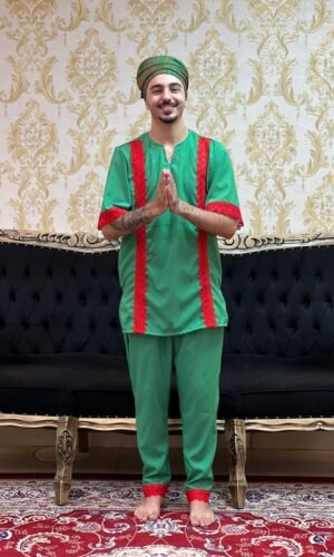 Conjunto Guipir Verde/Verm 607