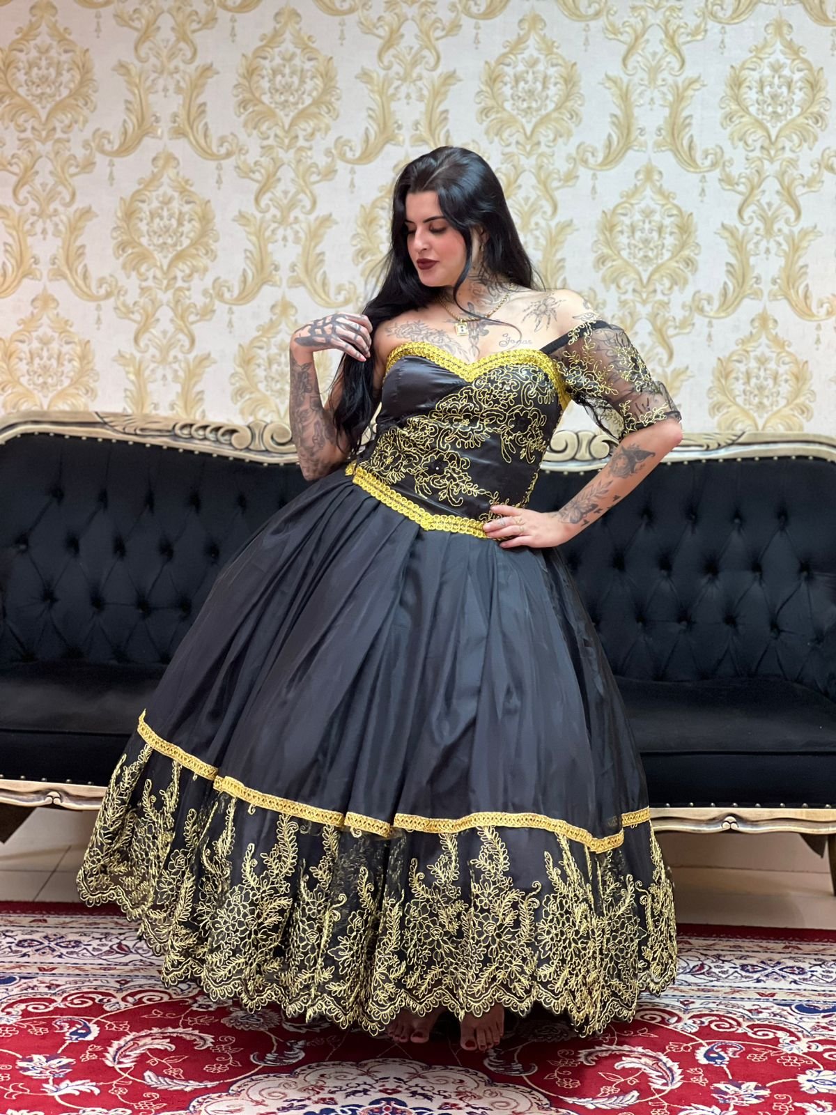 Corpete Glamour Preto/Dou 242