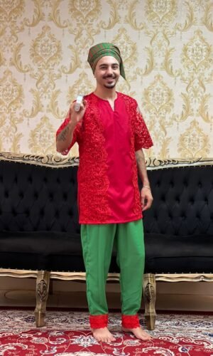 Kafta Luxo Vermelha 159