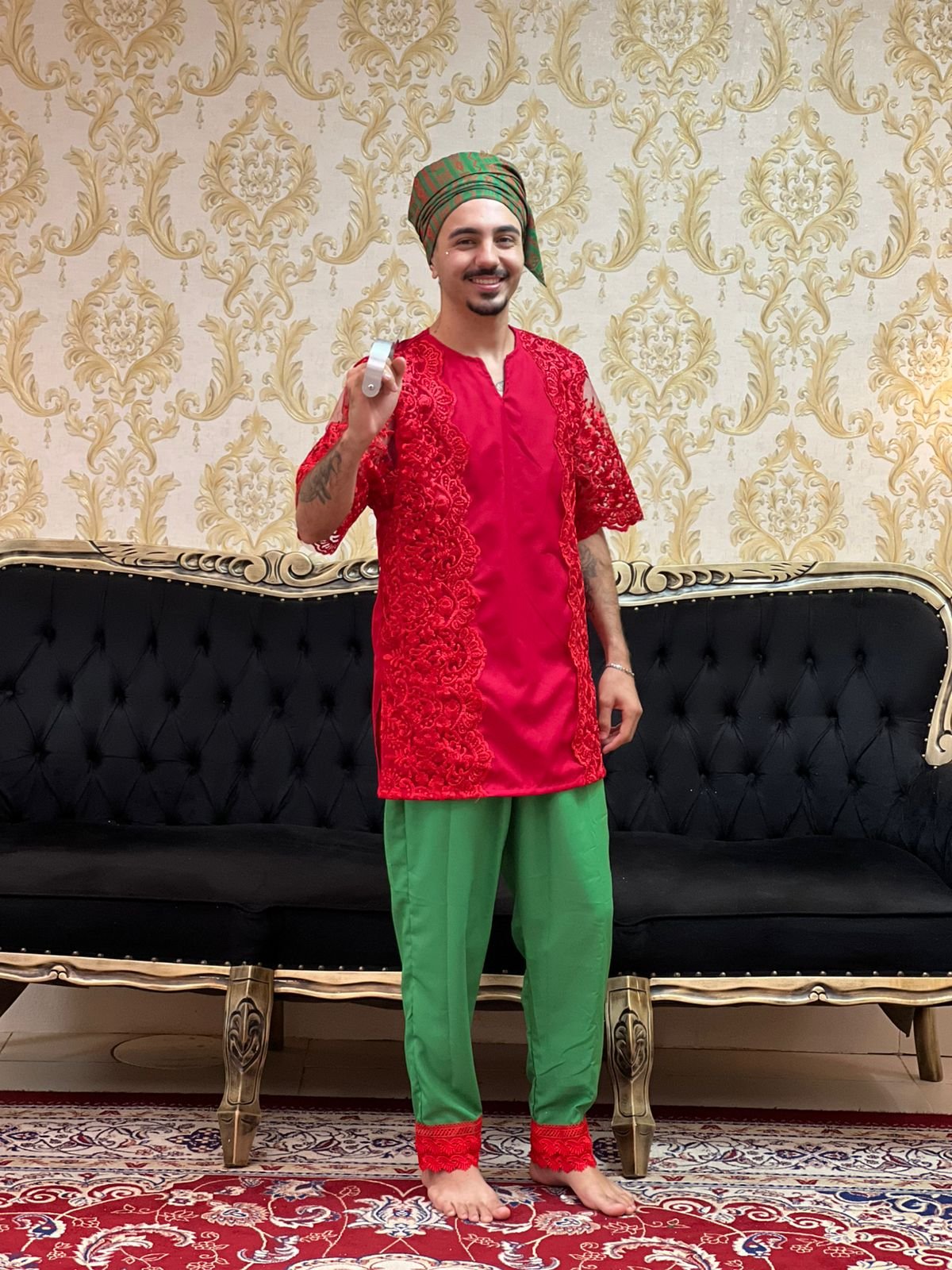 Kafta Luxo Vermelha 159