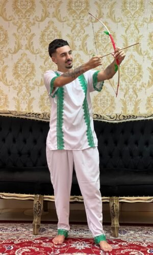 Conjunto Guipir Branco/Verde 660