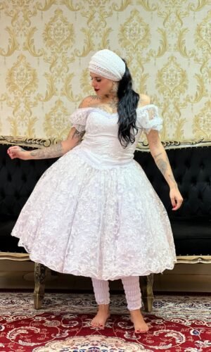 Saia Luxo Curta Branco 024