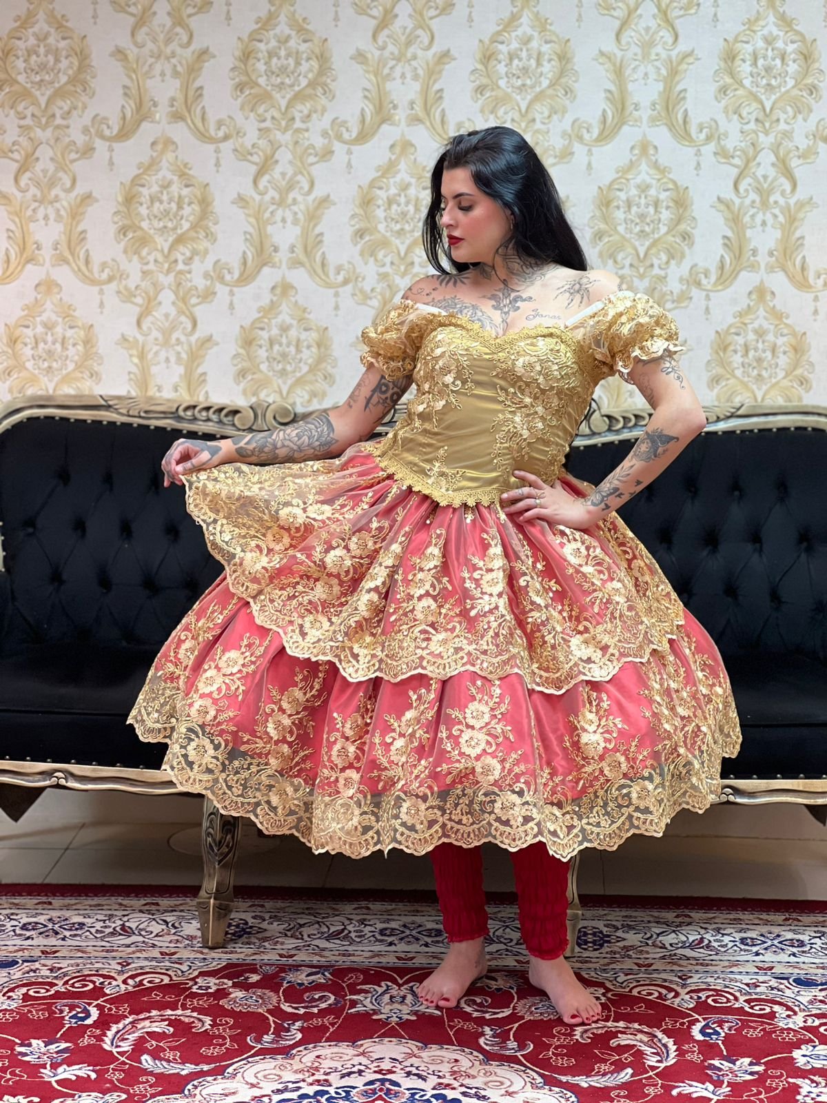 Saia Odara Curta Vermelho/Dou 177