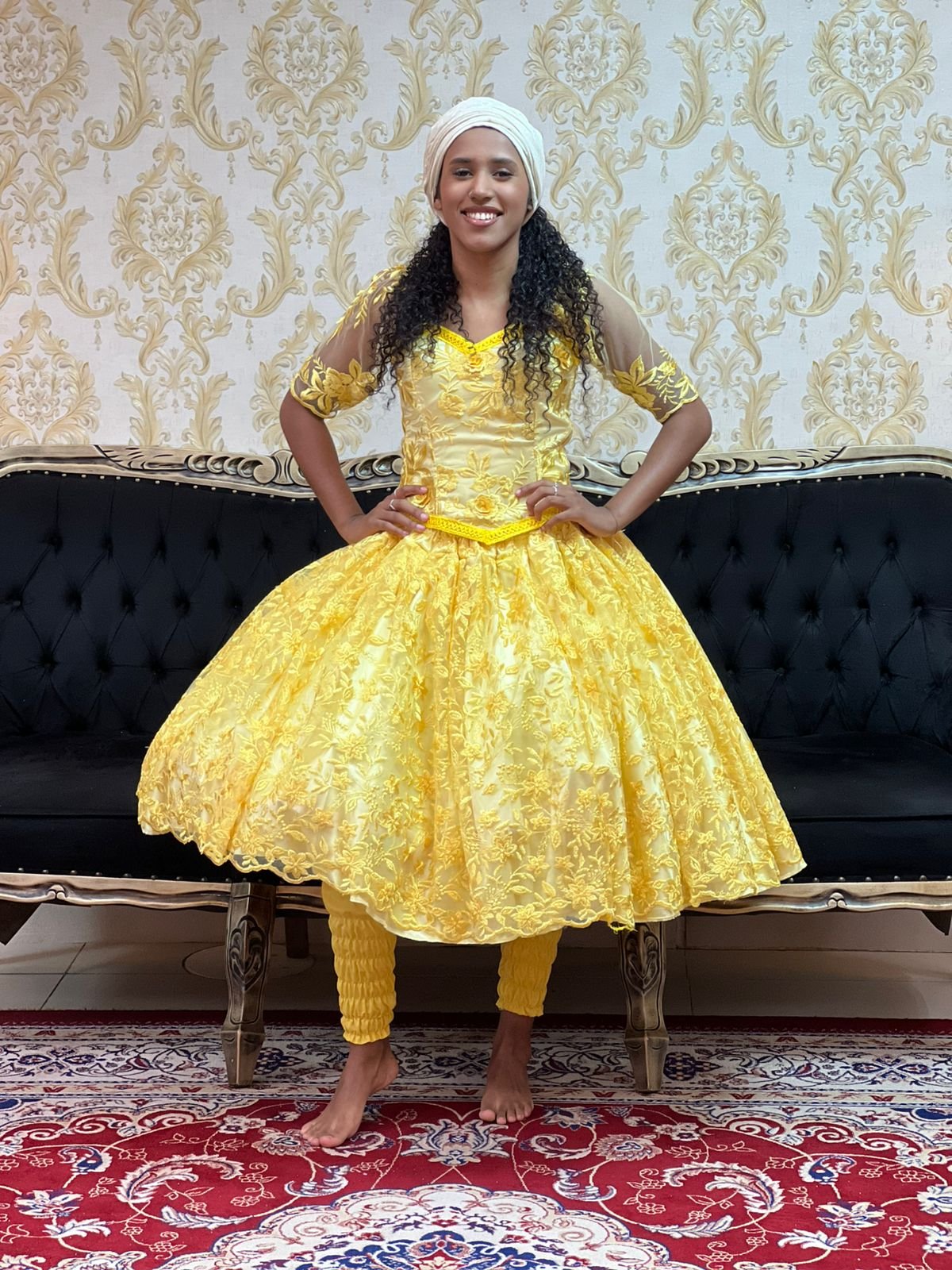 Saia Luxo Curta Amarelo 331