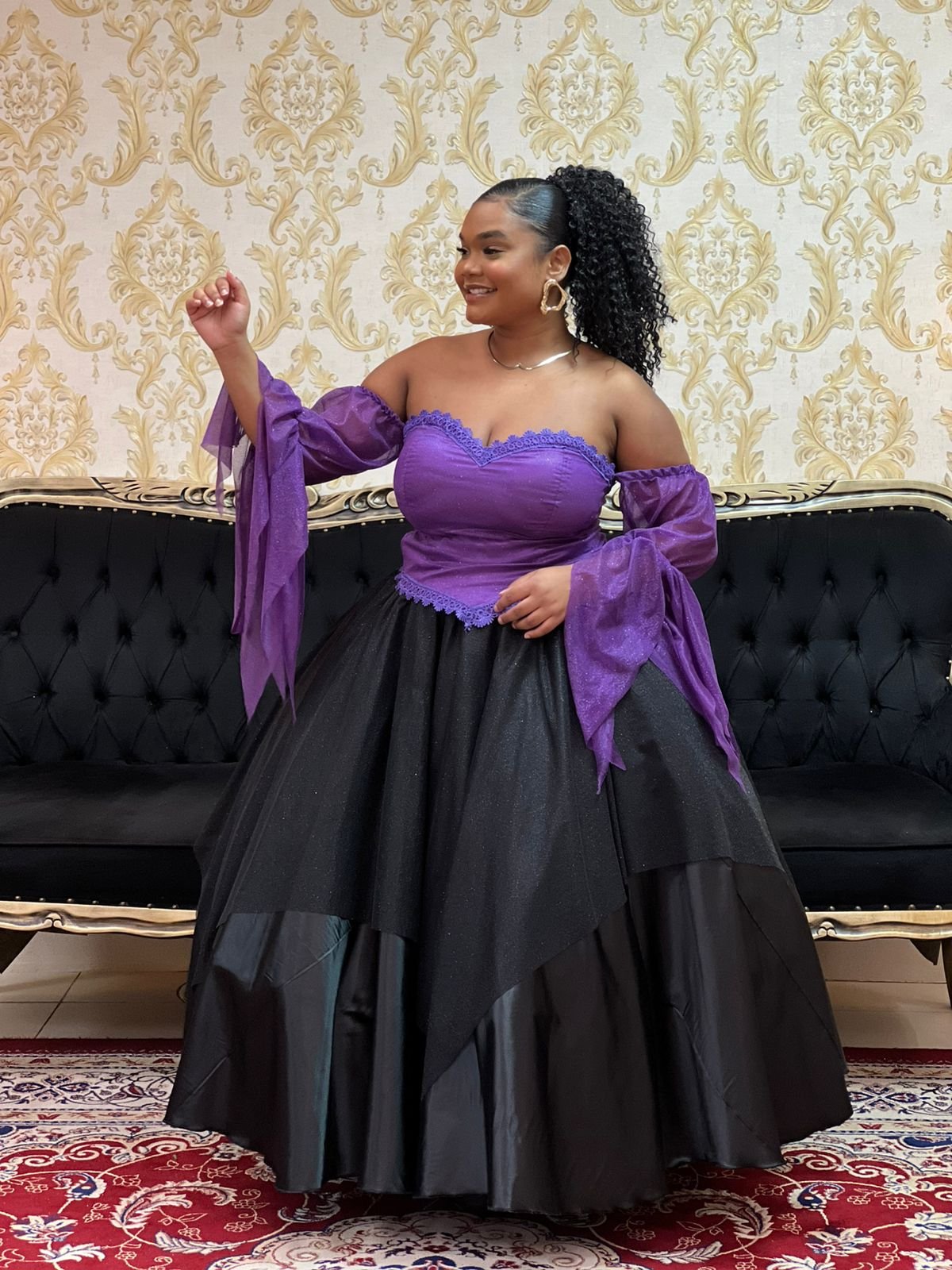 Saia Mulambo Preto 2215