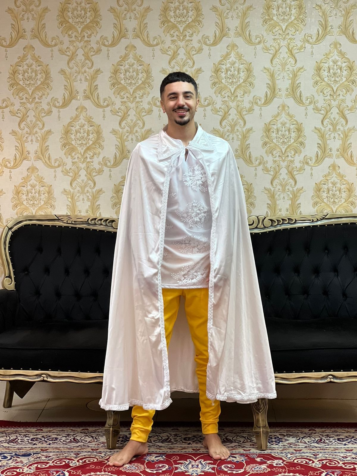 Capa Gola Cetim Branco 003