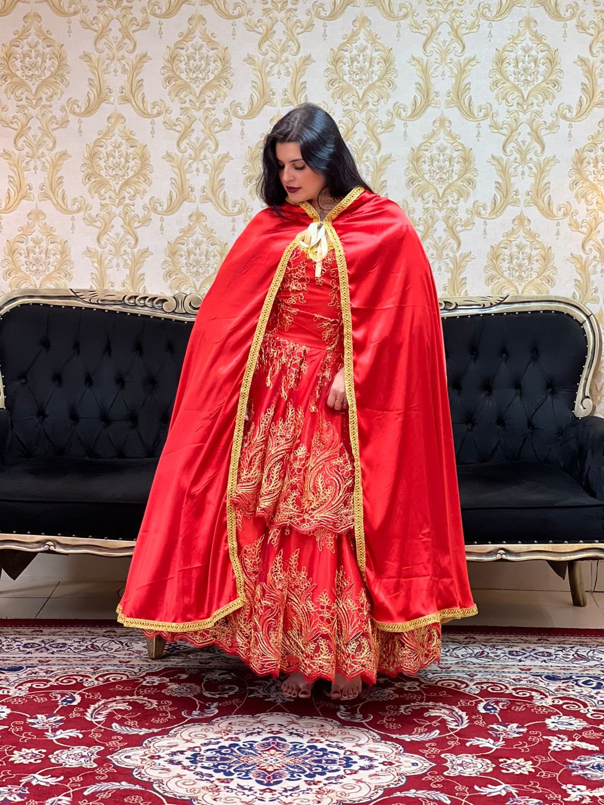 Capa Capuz Cetim Verm/Dou 150