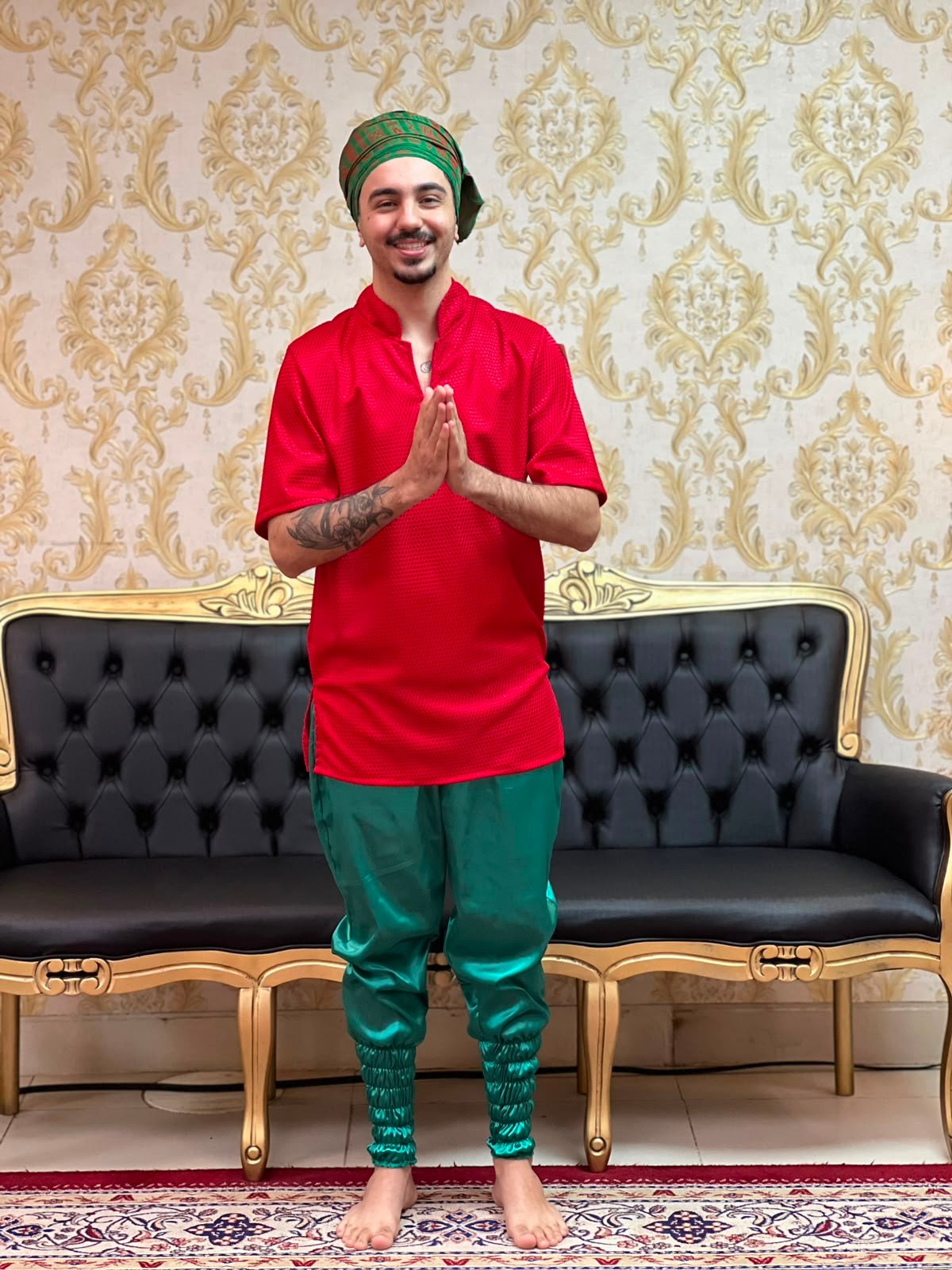 Bombacha Cetim Verde 617