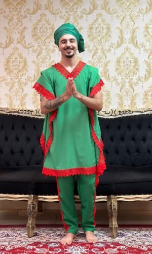 Calça Umbanda Verde/Verm 681