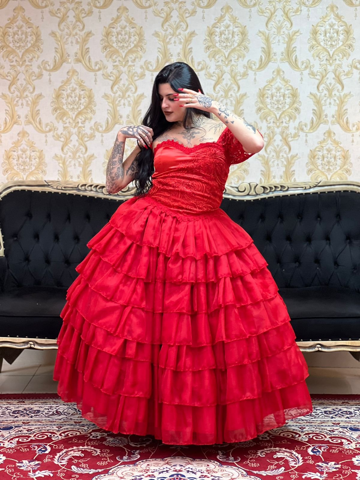 Corpete Glamour Vermelho 188