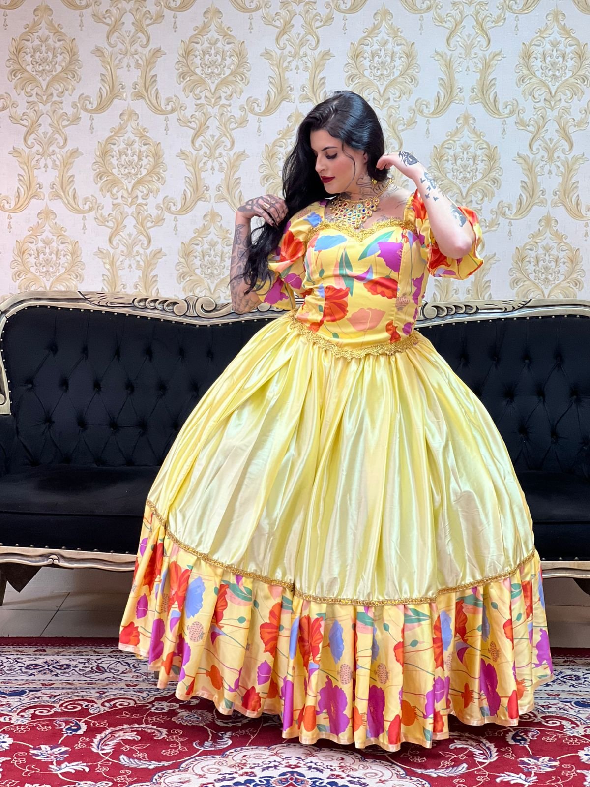 Saia Rosita Amarelo 8307