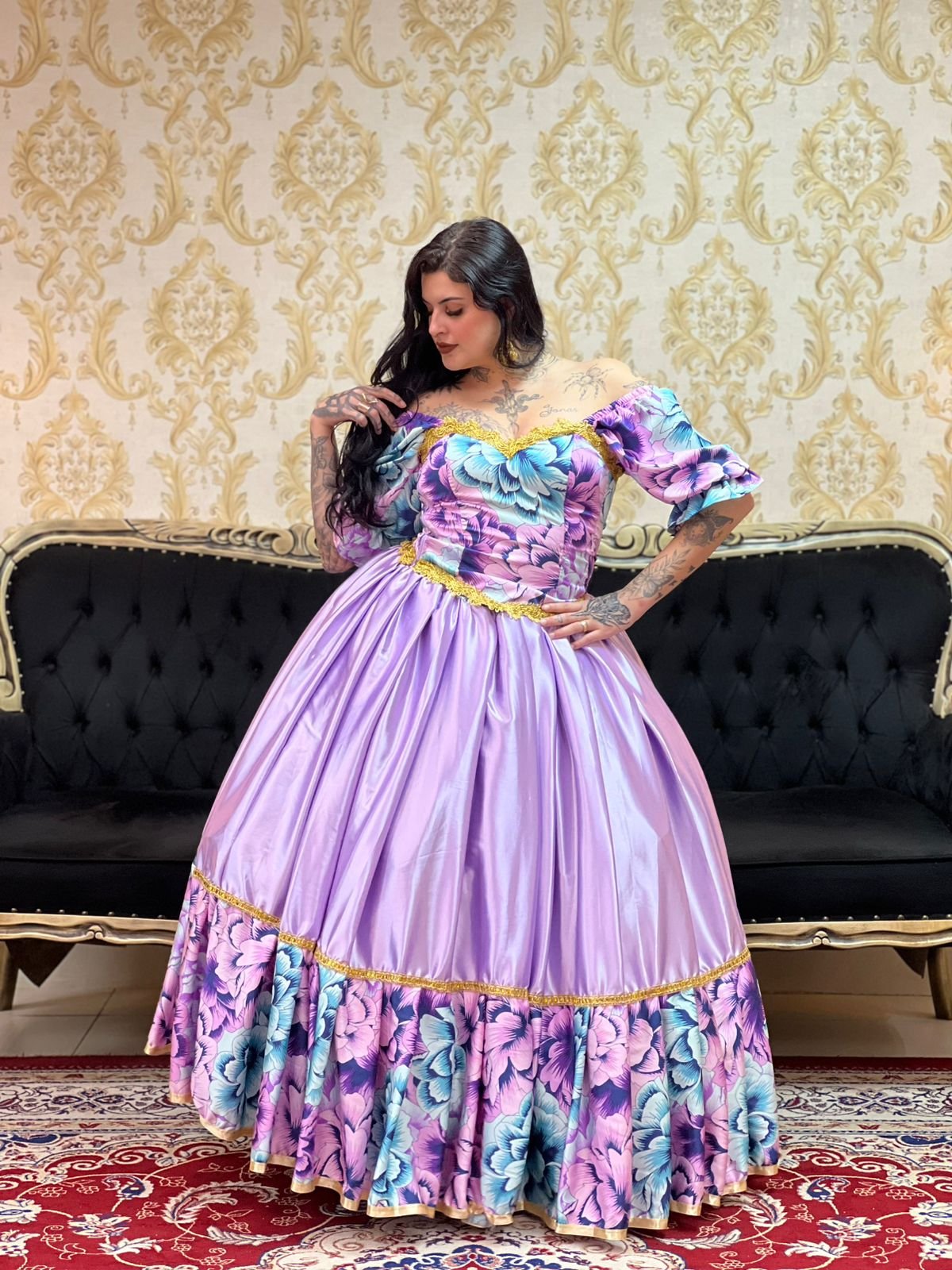 Saia Rosita Lilas 8515