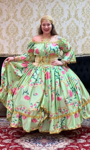 Vestido Oriô Verde 600