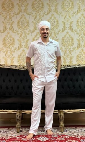 Camisa Bordado Branco 005
