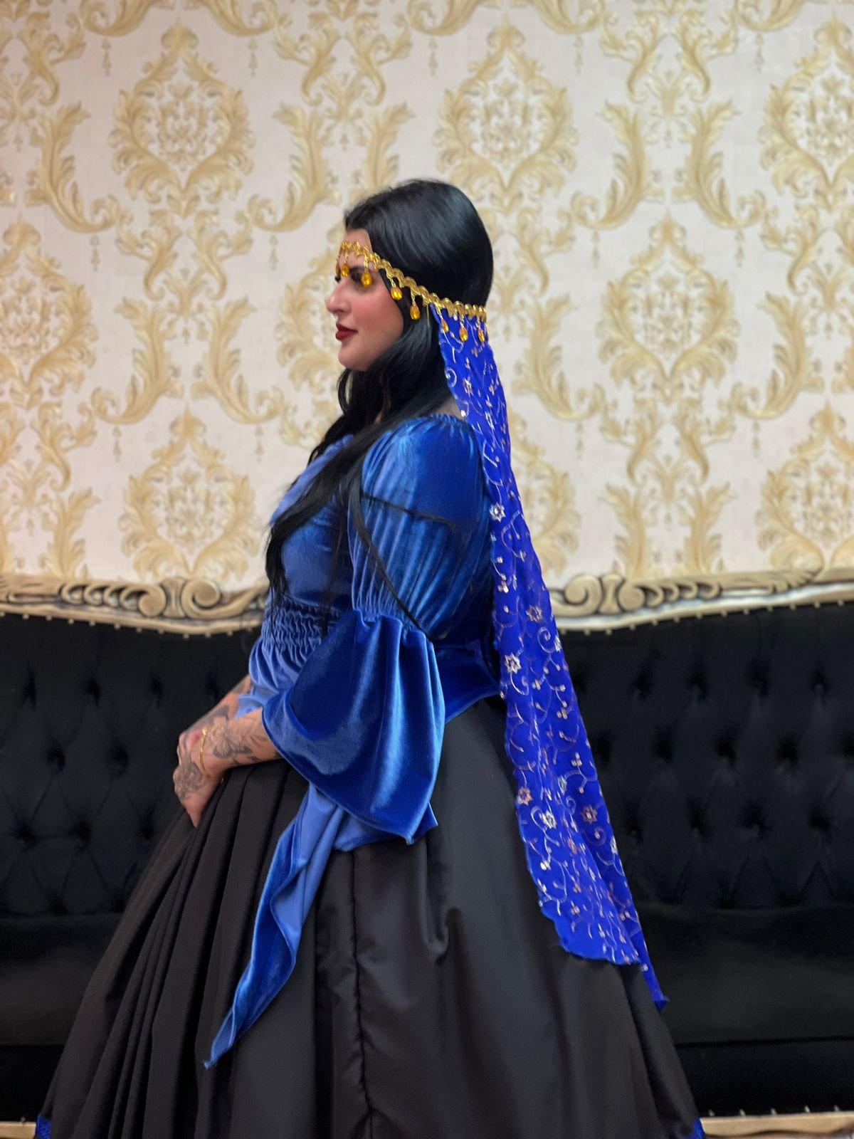Lenço Maya Azulão 407