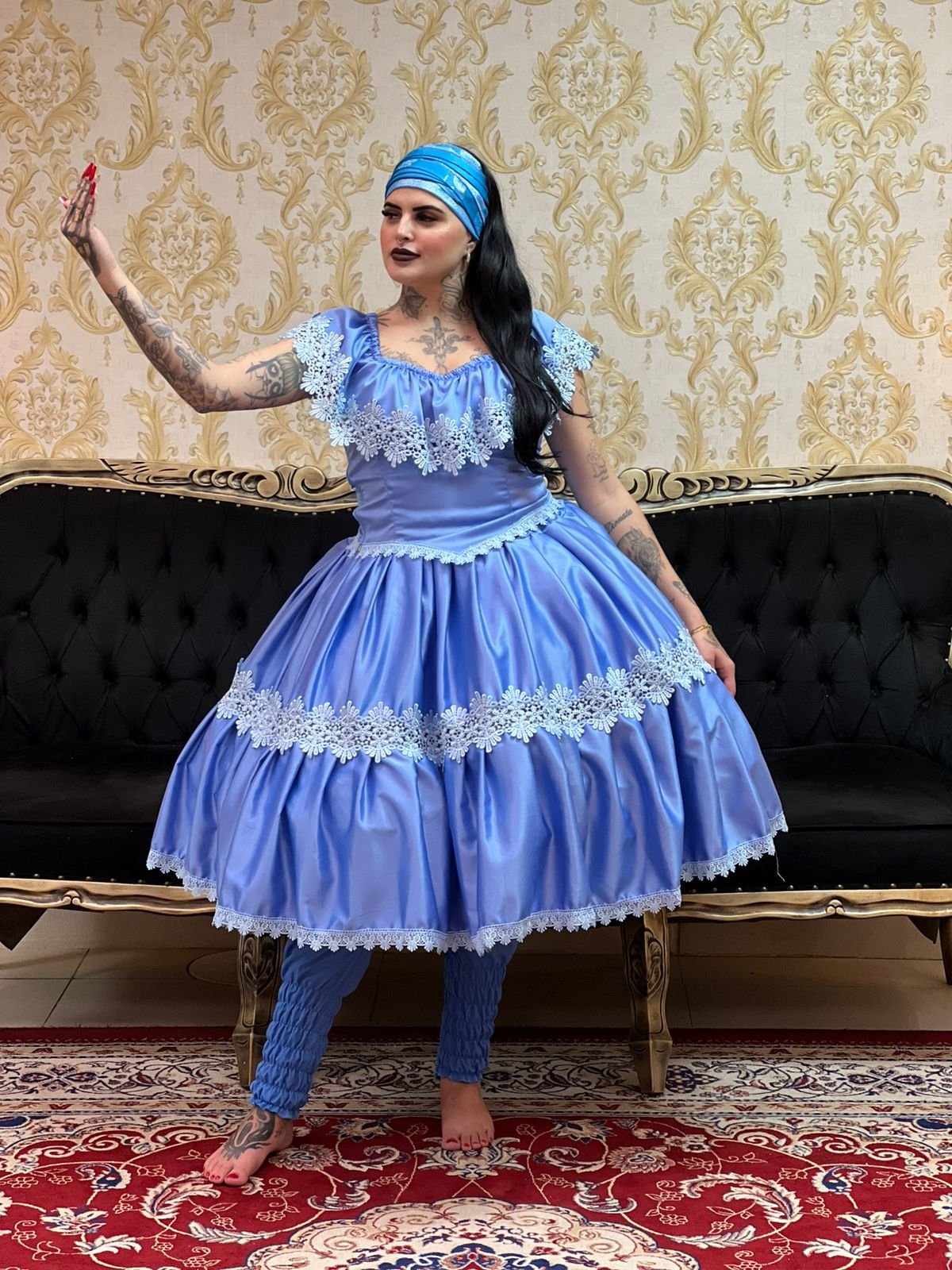 Saia Axé Azul 427