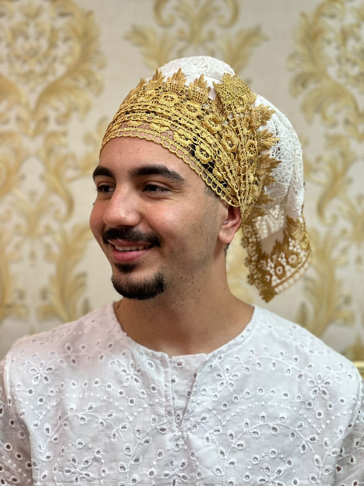 Alaká Guipir Total Branco/Dourado