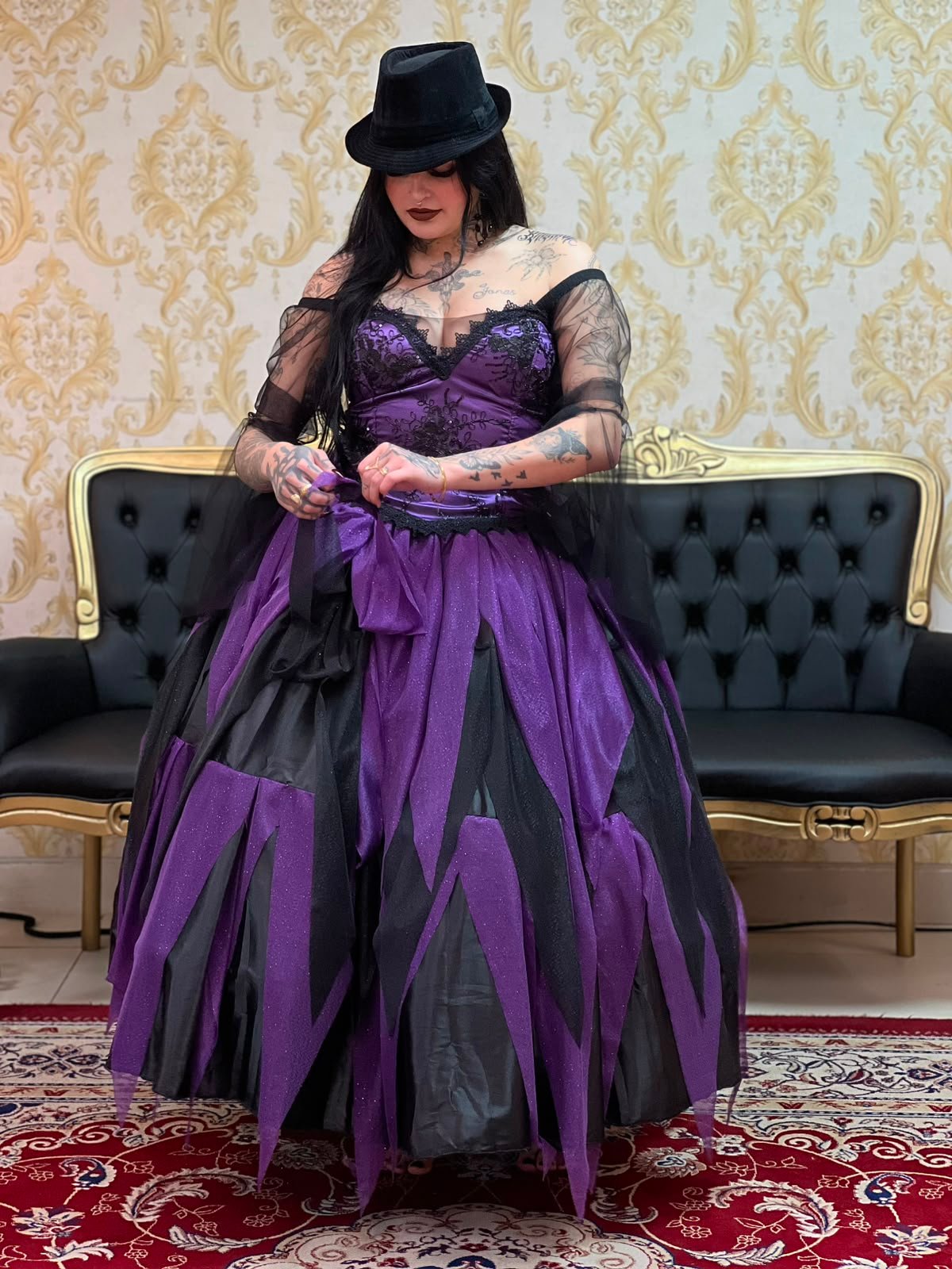 Corpete Misterio Preto/Roxo 253
