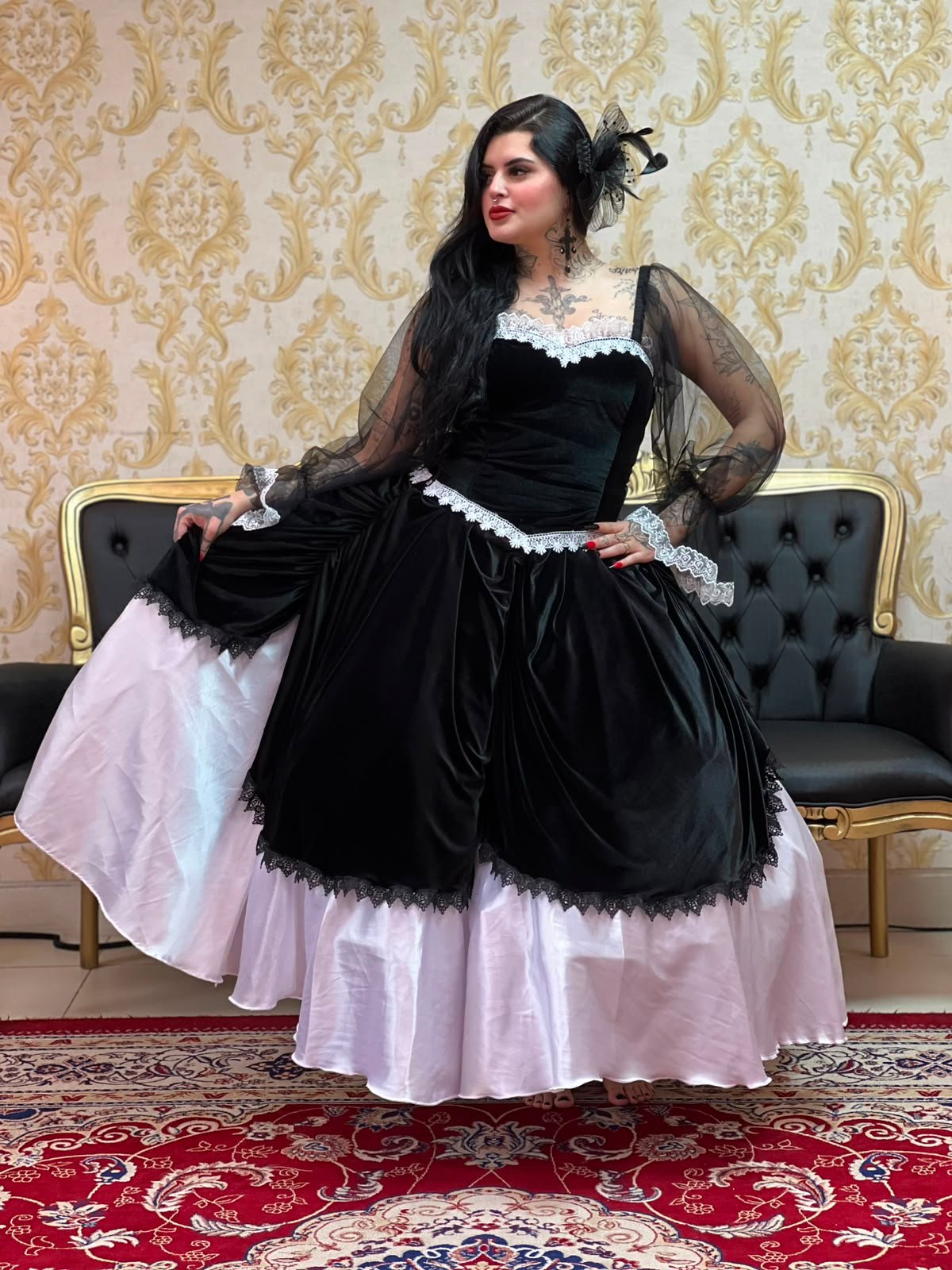 Corpete Encanto Preto/Branco 289