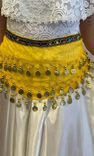 Cinto Moedas Amarelo