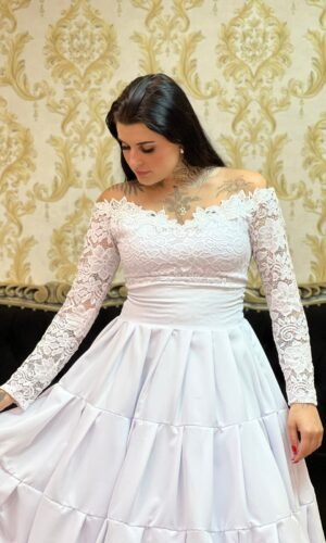 Body Manga Longa Bco 024
