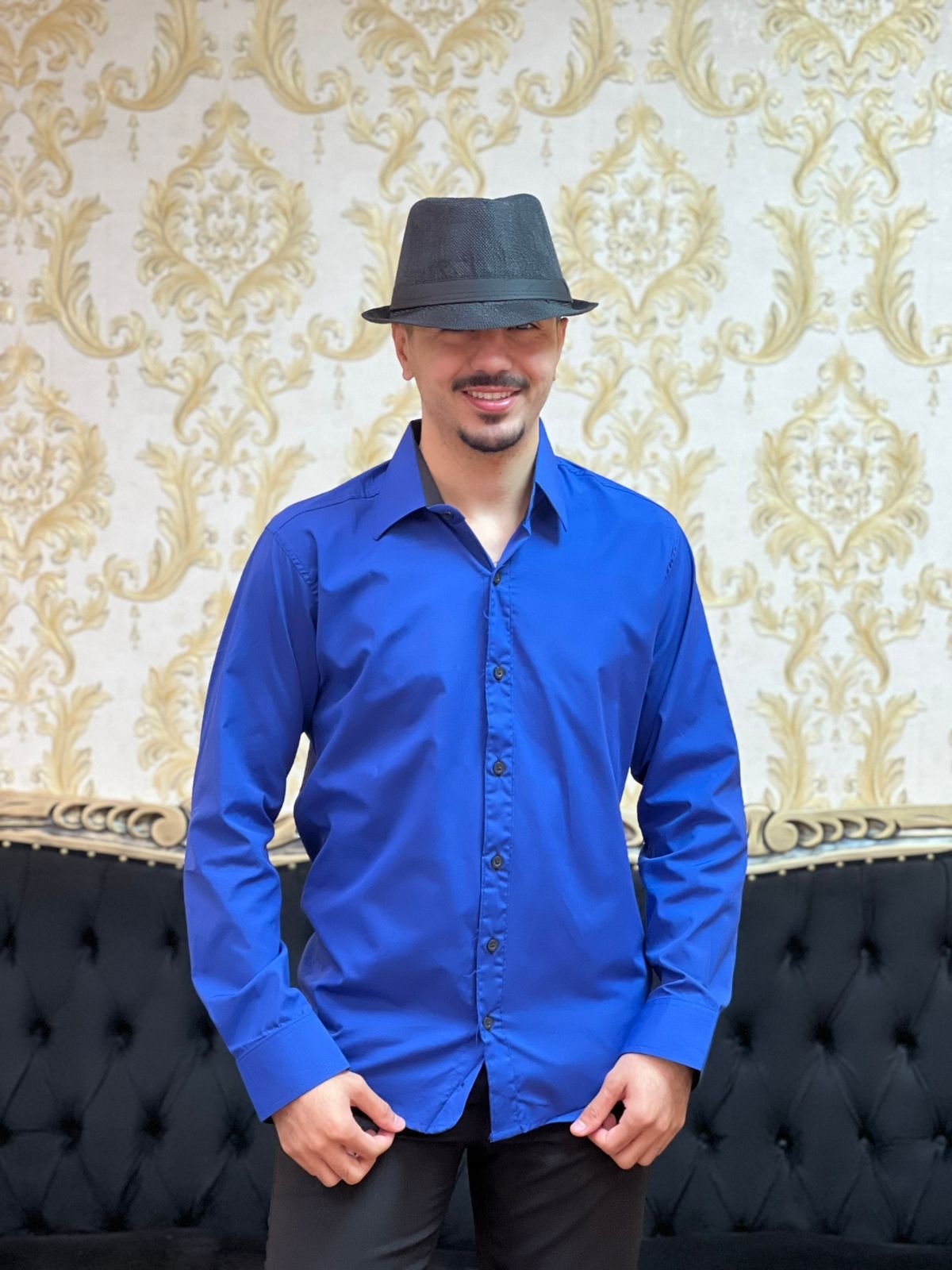 Camisa Social Slim Azulão 401