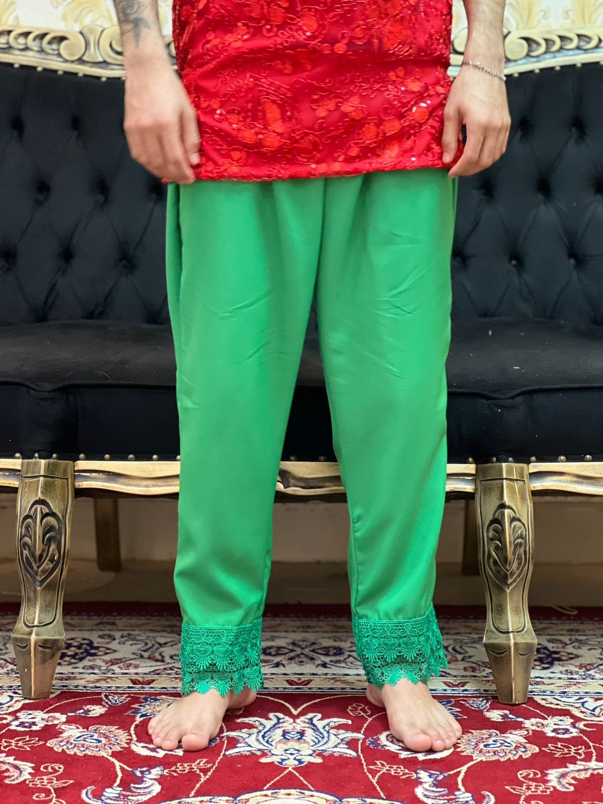Calça Guipir Verde 615