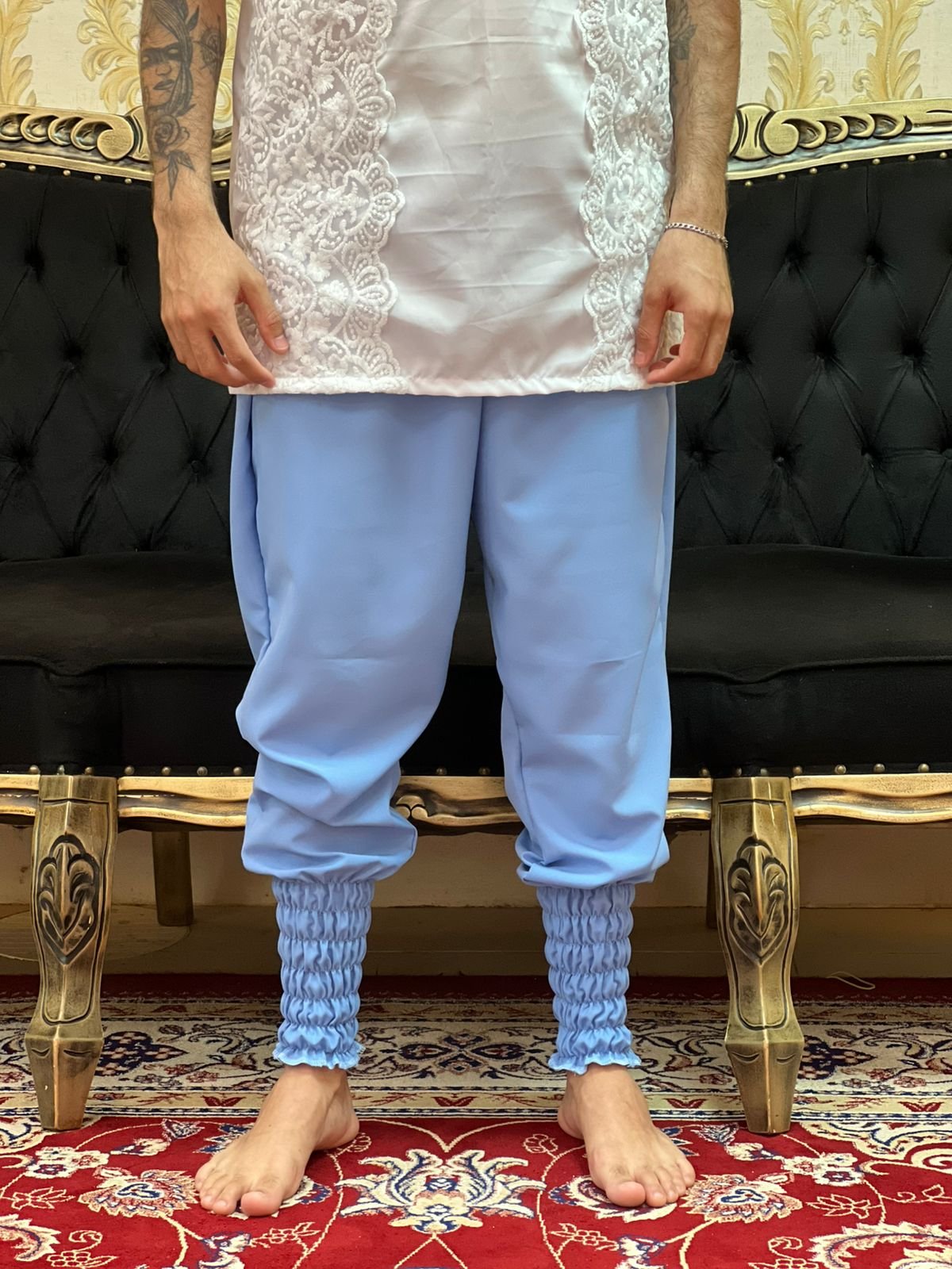 Bombacha Oxfor Azul 401