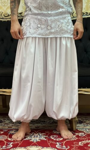 Bombachão Crepe Branco 019