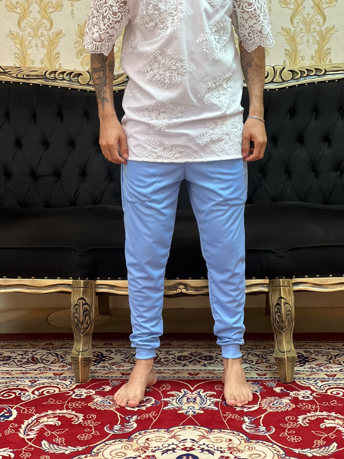Calça Elanca Punho Azul 411
