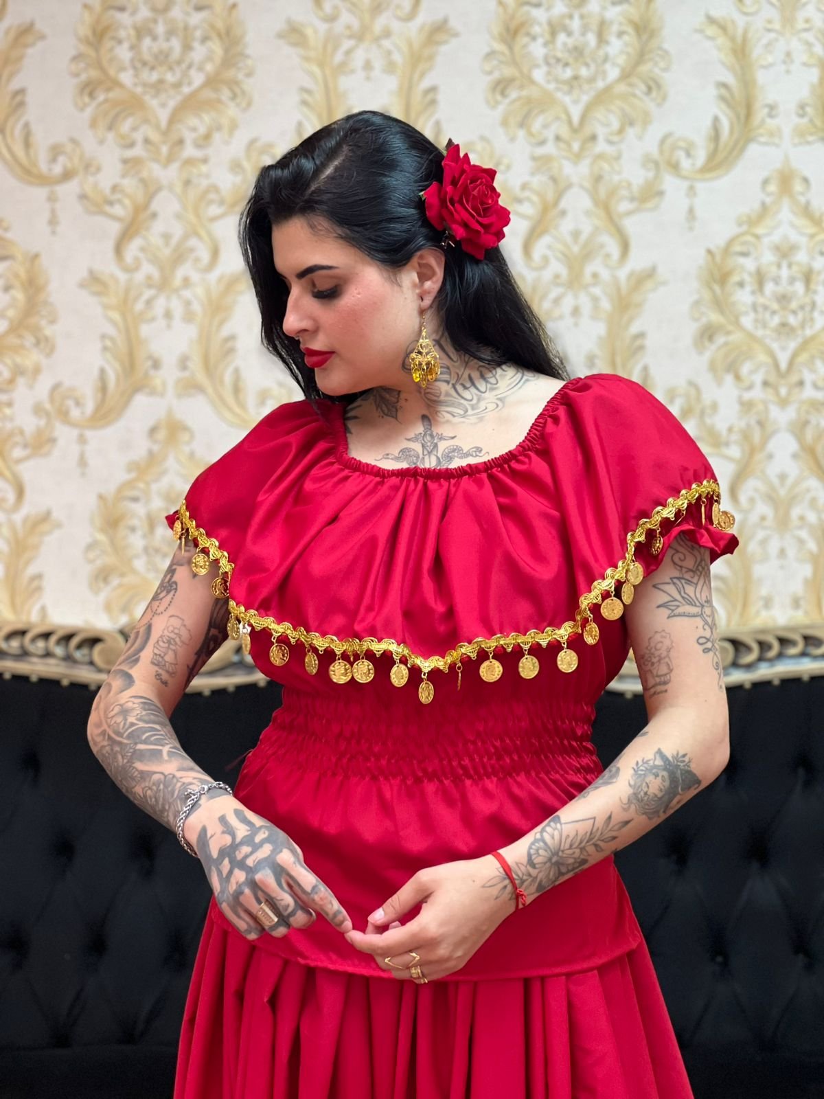 Blusa Moedas Verm/Dou 101